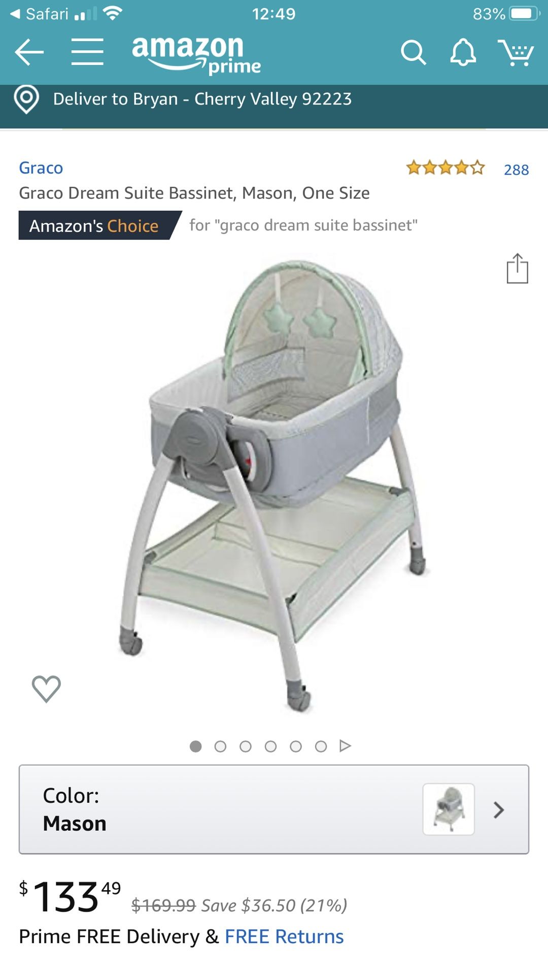 Graco bassinet