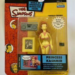 The Simpsons 2003 Playmates Series 13 PRINCESS KASHMIR Figure MOC
