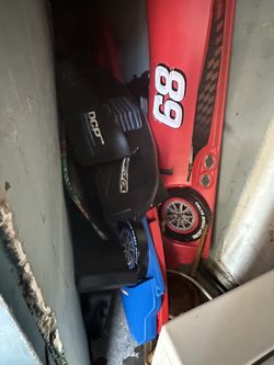 Car Beds Two Blue And Red