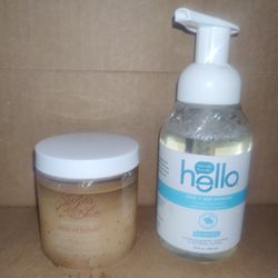 NEVER USED.   Hand Soap & Oil Based Hand Scrub For $1 Total 