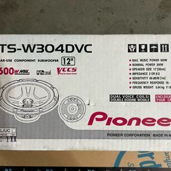 Pioneer 12” Subwoofers -New In Box