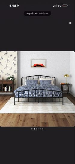Cal King box spring and bed frame