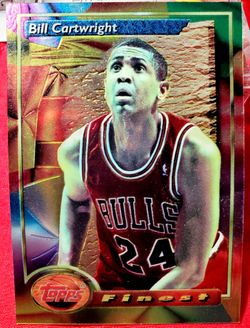 Bill Cartwright Topps Finest Refractor Card