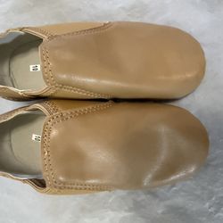 Tan Dance Jazz Shoes Size 10 Toddler