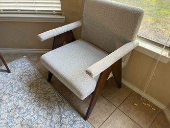 2 chairs, rug, Excercise