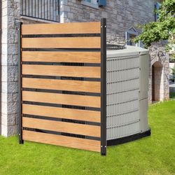 38"W 60"H Air Conditioner Fence Outdoor Privacy Fence Decorative Trash Can Panel