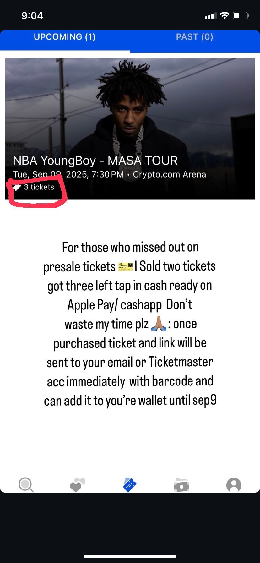 NBA Youngboy Masa Tour La Tickets