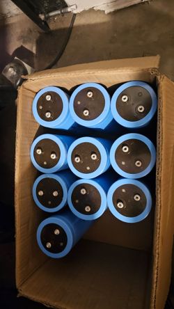 10x Aerovox 600,000µF 75VDC Industrial Capacitors