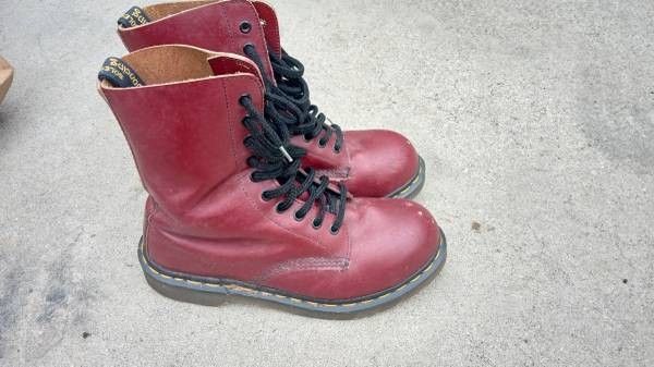 Doc Martens boots red size 6 Dr Martens made in england