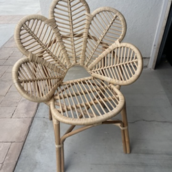 Boho rattan chair