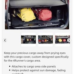 Toyota 4 Runner Tonneau Cover