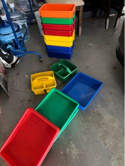 Kids bright color organizer buns