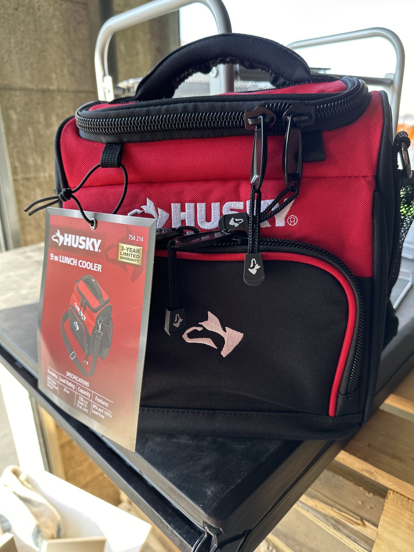 Husky 9 in Lunch Box Cooler Bag $15 Each