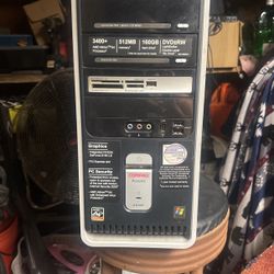 Compact Presario Desktop Computer Works Great