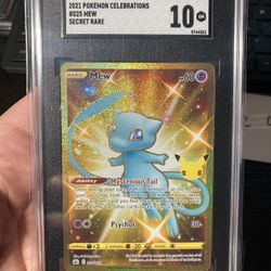 2021 Pokmon Celebrations Gold Mew SGC 10 for Sale in Fresno, CA - OfferUp