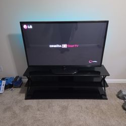 Entertainment Bundle  65 Inch TV And Stand