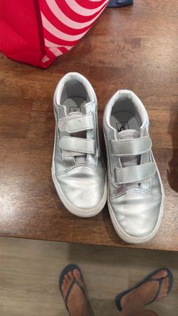 Silver vans (size 2y)