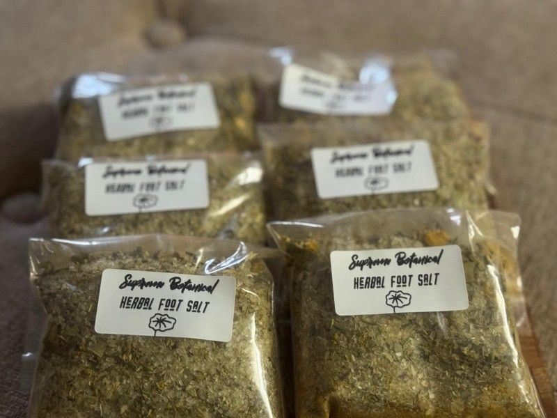 Herbal Foot Salt.