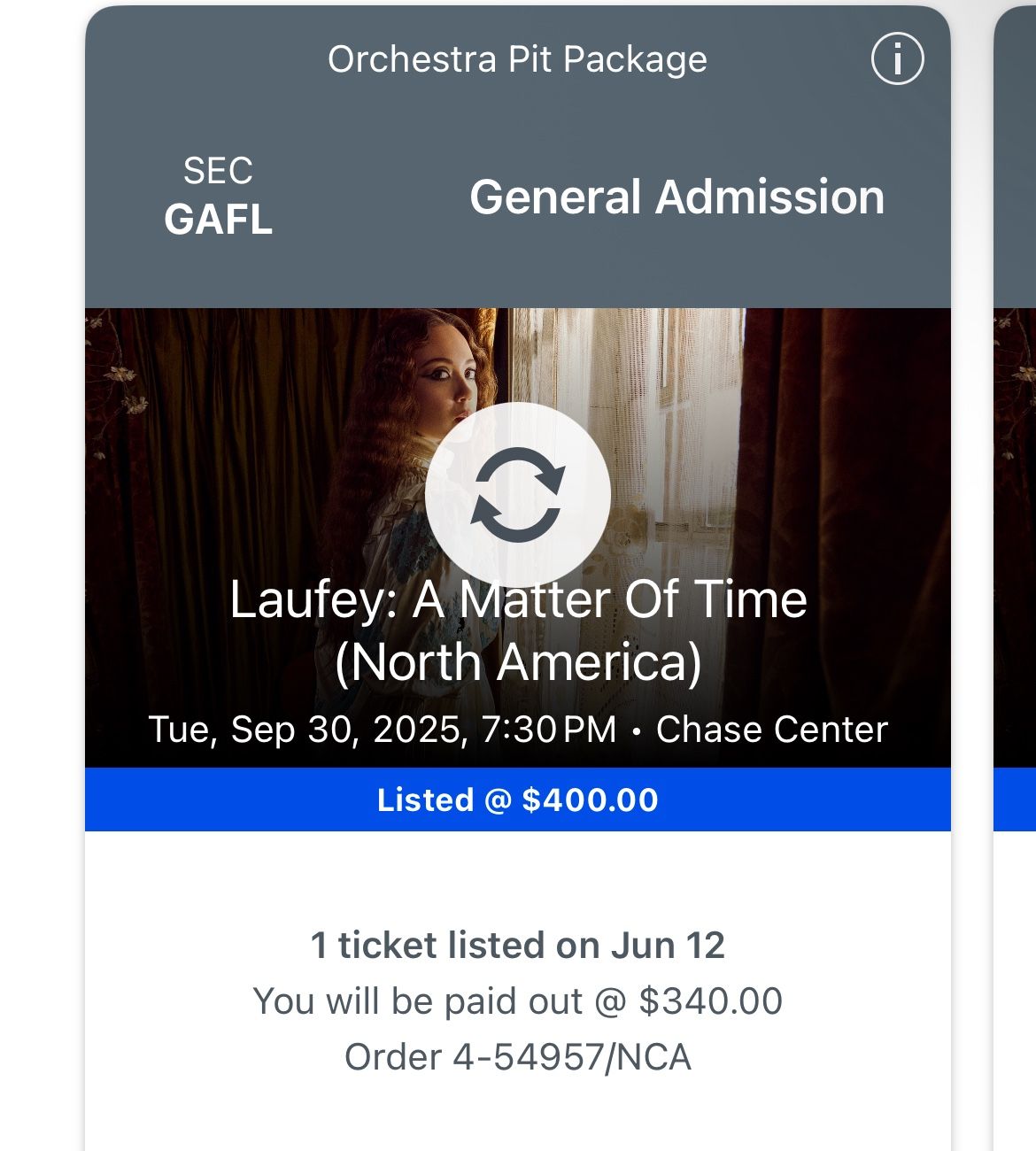 2 Sold Out VIP Laufey Tickets