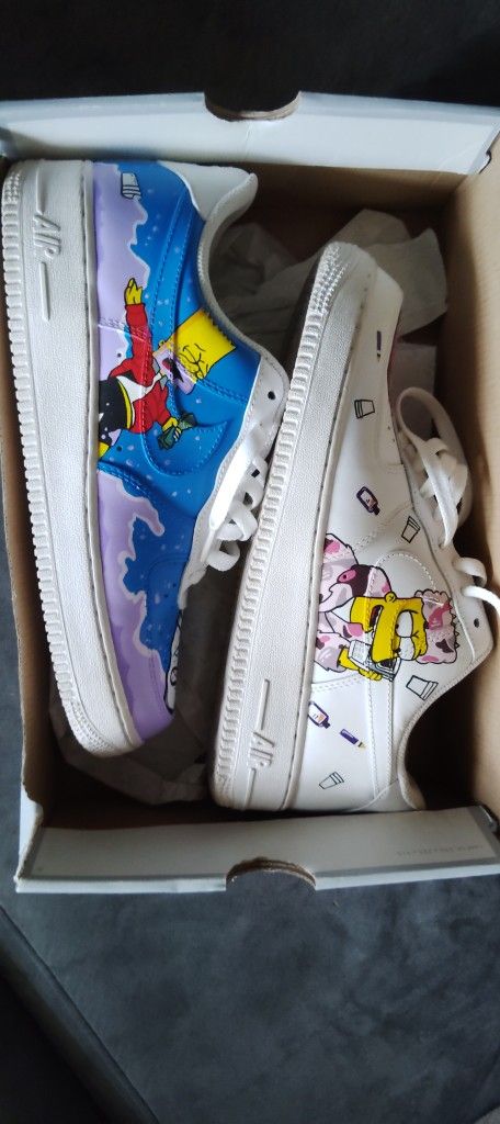 Custom Painted 9.5 Shoe Size