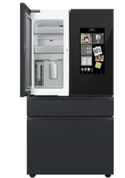 Samsung Bespoke 29 cu. ft. 4-Door French Door Refrigerator with Family Hub – Matte Black Steel