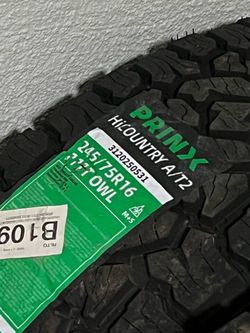 Pair (2) of PRINX  High Country A/T2s