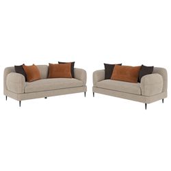 New Chenille Late Contemporary Couch and Loveseat! 