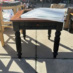 Table with glass top