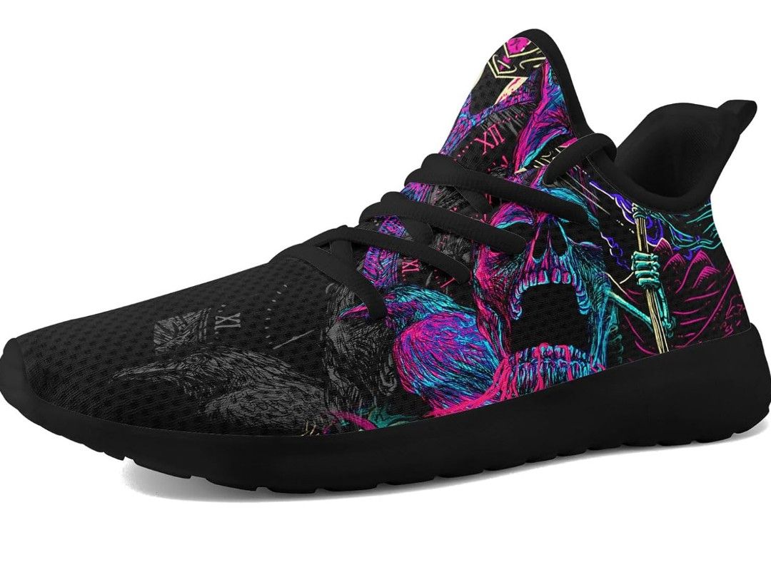 New Skull Walking Shoes for Men9 or Women10 Mesh Athletic Lightweight Breathable