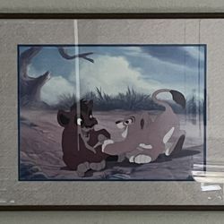 1998 Disney The Lion King II: Simba's Pride Lithograph and Sleeve