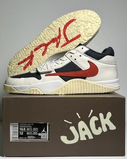 JORDAN TRAVIS SCOTT JUMPMAN JACK SIZE10.5