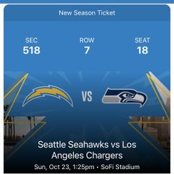 Chargers Vs Seattle
