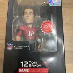 Game Changers Tom Brady #12 Tampa Bay Buccaneers NFL 6" Collectible Figure NIB