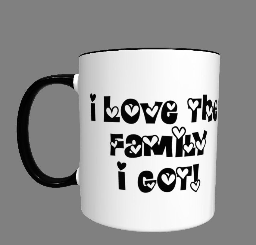 I Love The Family I Got Mug, Family Tree, Family Gathering, Family reunion Party, Family Gift