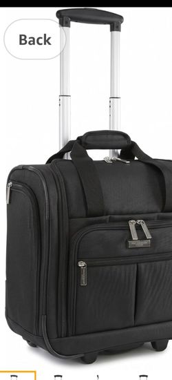 Pacific Coast Signature Underseat 15.5" Rolling Tote Carry-on Suitcase