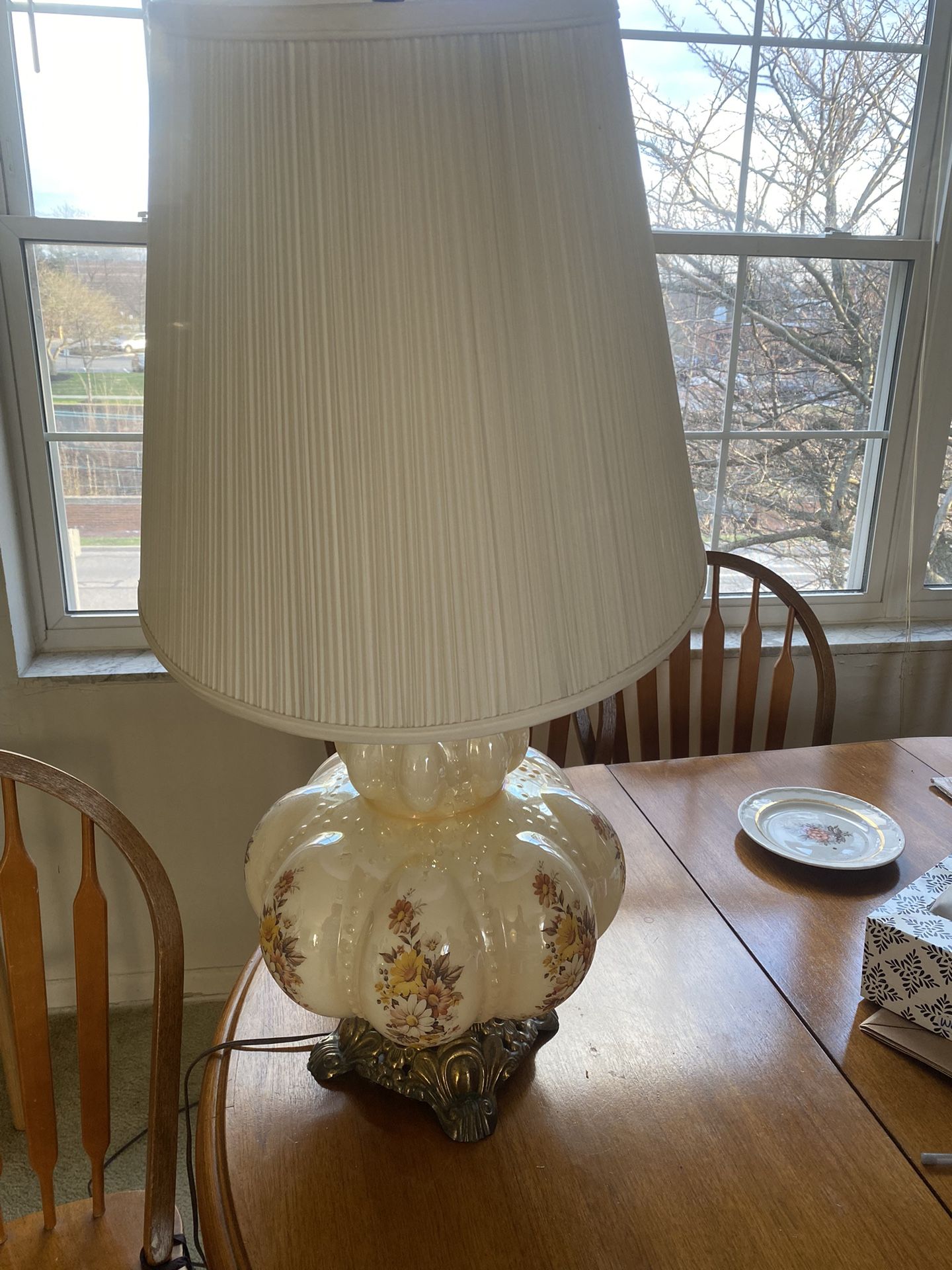 Antique table lamp
