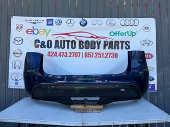 TESLA MODEL Y 2020 2021 2022 2023 2024 REAR BUMPER COVER WITH LOWER VALANCE OEM ORIGINAL USED