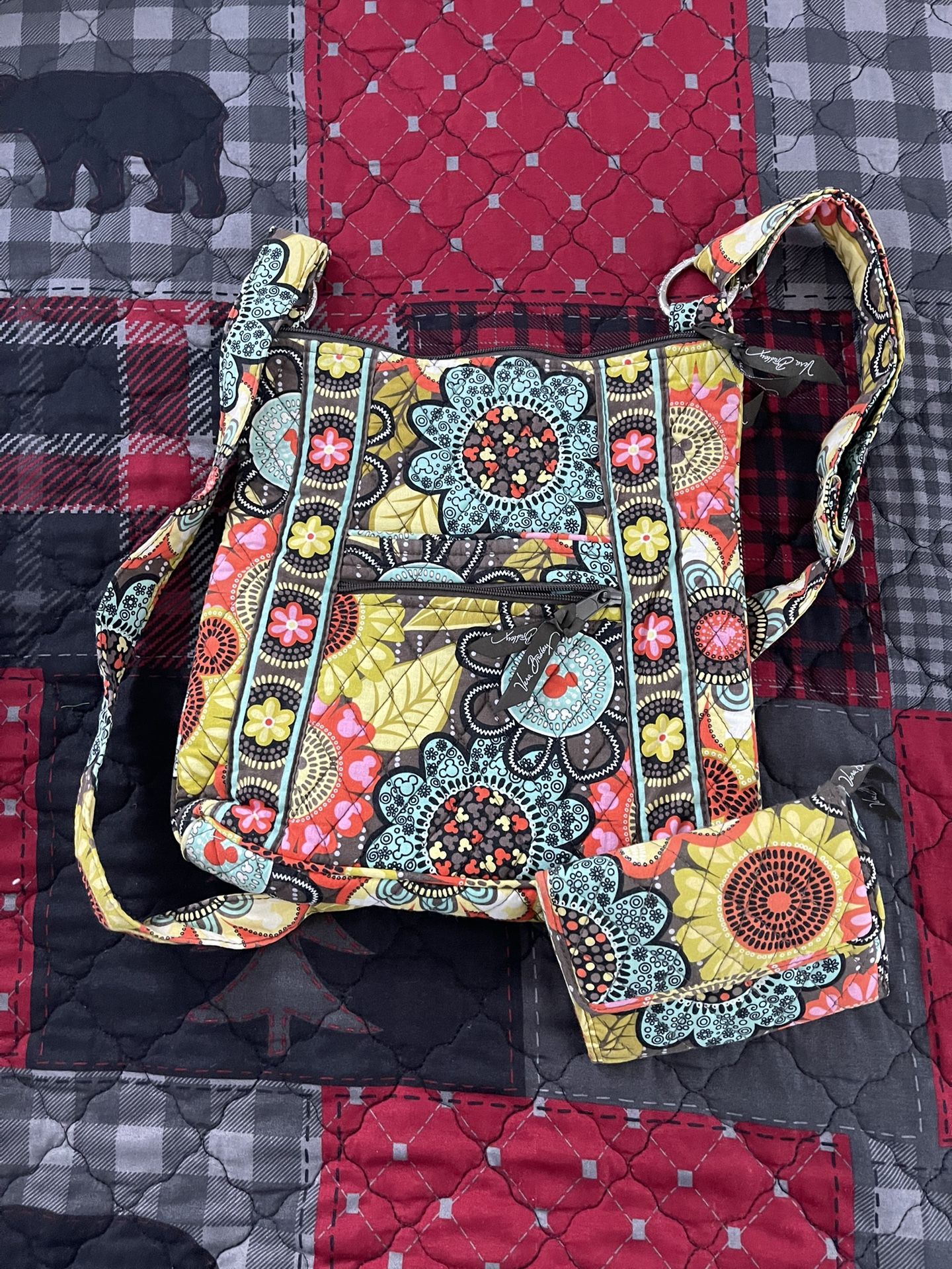 Disney Vera Bradley Purse With Wallet 