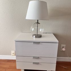 Night Table With Table Lamp
