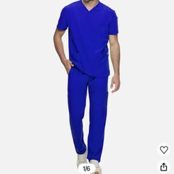 MEN MULTIPOCKET SCRUBS SET