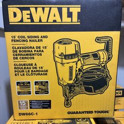 Dewalt 15” Coil And Fencing Nailer 