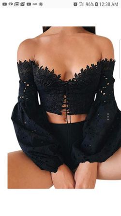 Lace crop top
