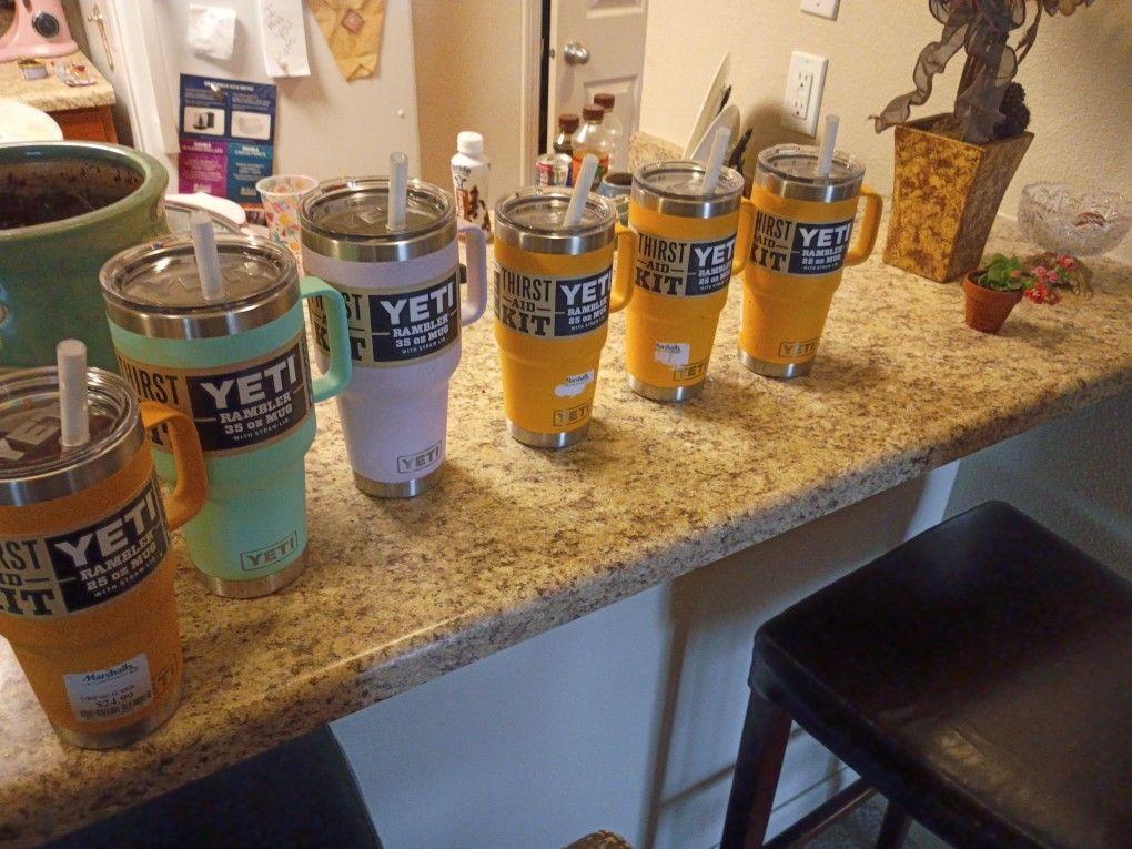 6 Yeti Mugs