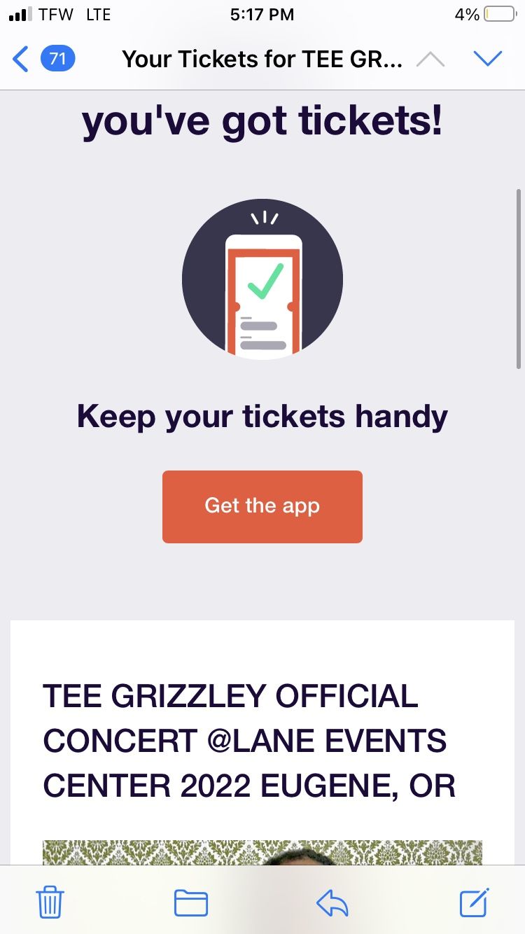 Tee Grizzly Tickets