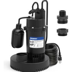 Acquaer Automatic Sump Pump 1/2HP