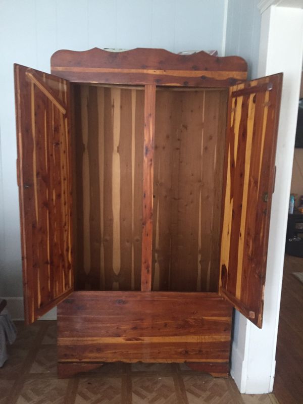 Genuine Cedar Armoire Wardrobe Closet for Sale in East Haven, CT OfferUp
