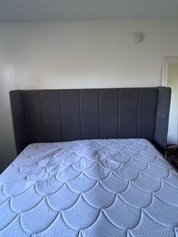 King Size Upholstered Bed Frame