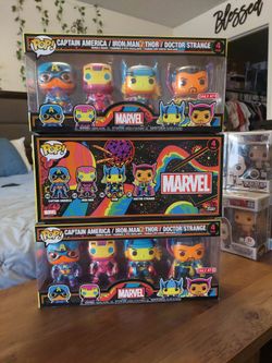 Funko Pop! Marvel 4-Pack (Captain America/Iron Man/Thor/Dr. Strange