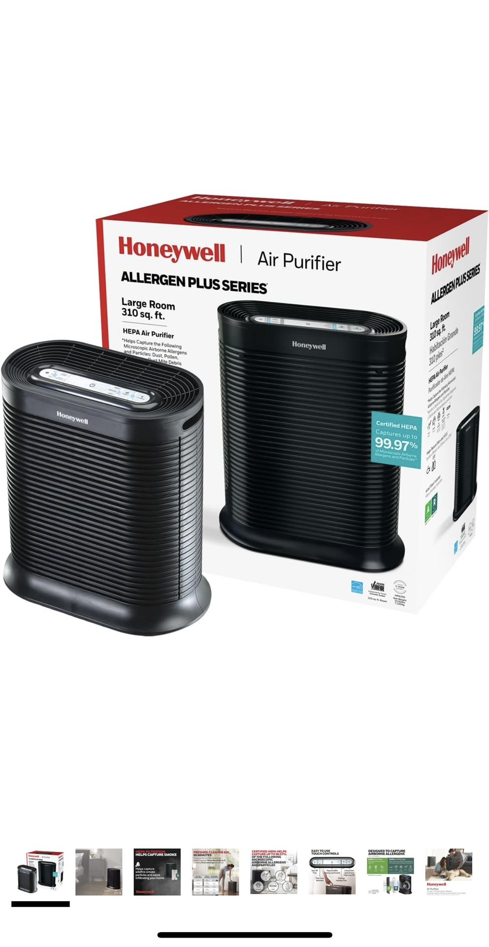 Honeywell AllergenPlus HEPA Air Purifier BRAND NEW