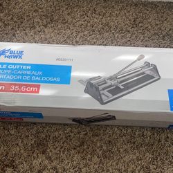 Blue hawk tile cutter 14in